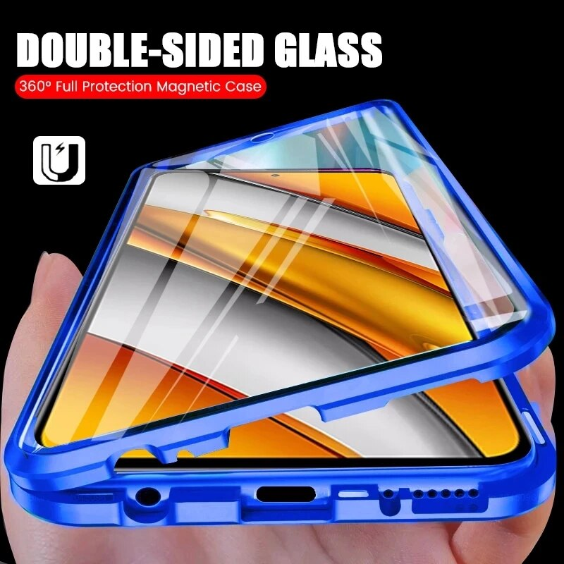 Capa de TPU dupla face com proteção de lente de corpo inteiro para Xiaomi Redmi Note 11T 11 10 9 9S 9A 9C 9T K40 Pro Lite POCO X3_voghion.com