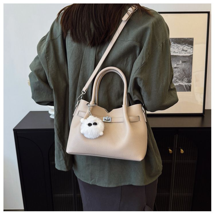 Borsa a secchiello personalizzata alla moda per donna, borsa a tracolla sottobraccio, borsa a mano casual da pendolare_voghion.com