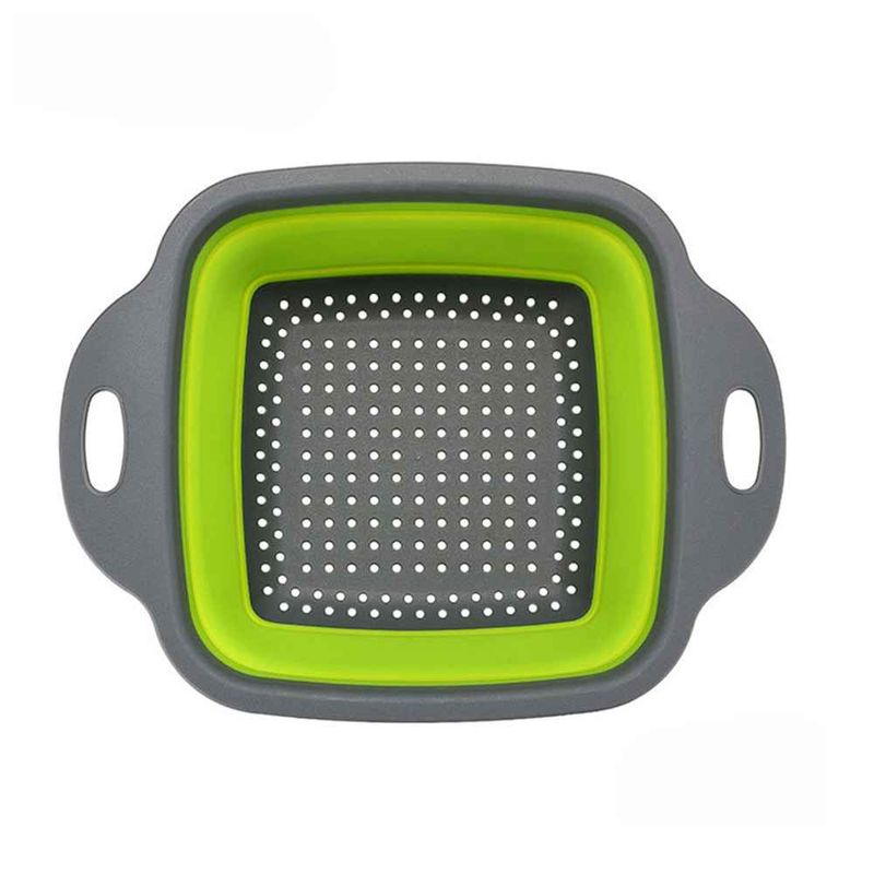3 pezzi cestello di scarico pieghevole scolapasta per frutta e verdura cestello di lavaggio scolapasta in silicone pieghevole utensile da cucina per la casa_voghion.com