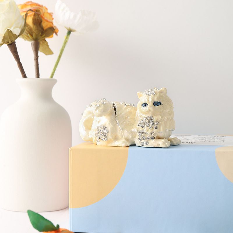 Schmuckornament aus Metall und Emaille in verschiedenen Farben, kreative Aufbewahrungsbox für Ringe, Halsketten und Ohrringe – ein perfektes Hochzeitsgeschenk_voghion.com