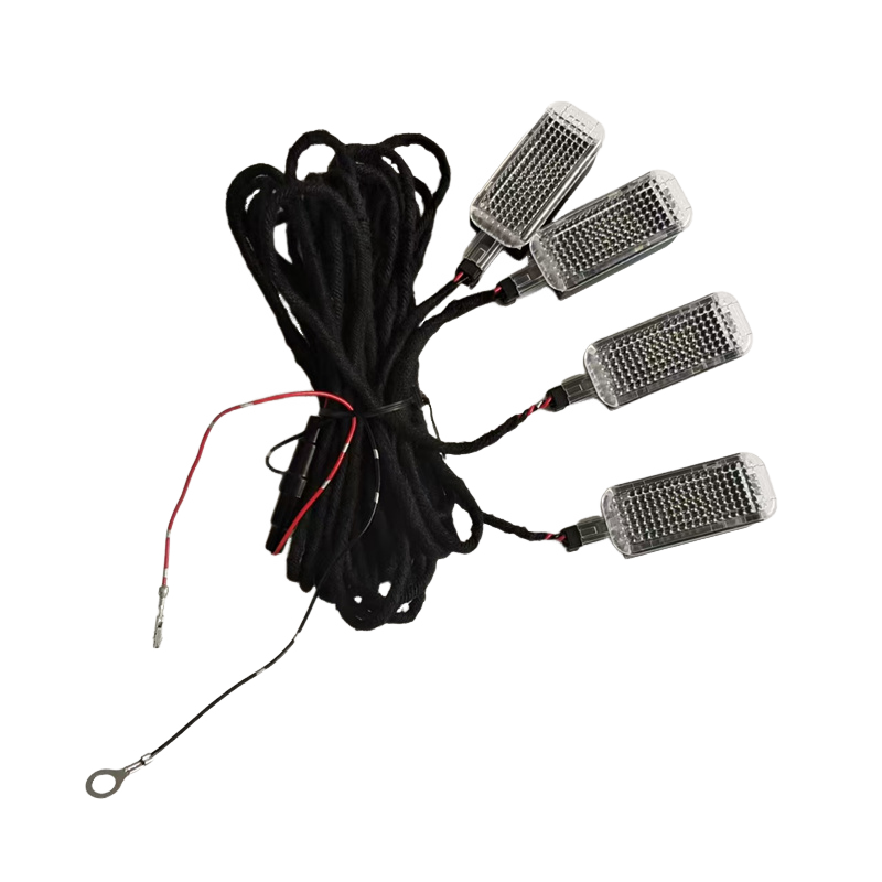 Car Interior Foot Space Lamp LED Footwell Light Cable For Passat B6 B7 Golf 5 6 SEAT Toledo Leon A3 A4 A5 A6 A8 Q3 Q5 Q7_voghion.com