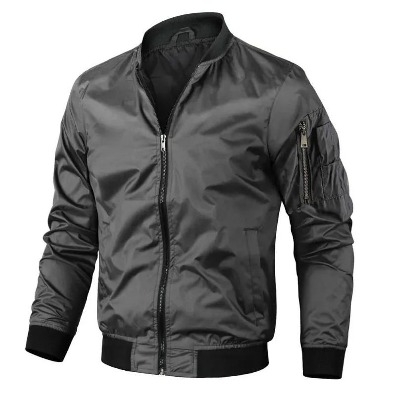 Baseball Herren - Lässige College-Jacke im College-Stil | Leichte Oberbekleidung_voghion.com