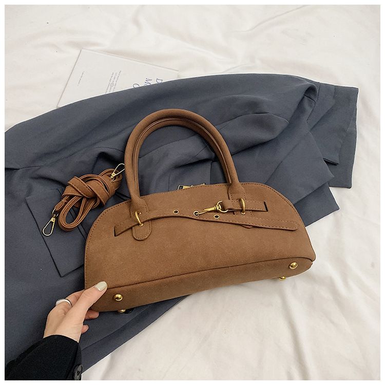 Matte shell bag, large capacity fashionable handbag for women, 2024 autumn and winter new item, high-end versatile_voghion.com