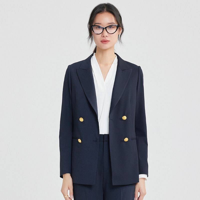 2025s 363 Wysokiej klasy modne, codzienne bluzki damskie Profesjonalne wywiady, dwurzędowe małe marynarki dla kobiet_voghion.com