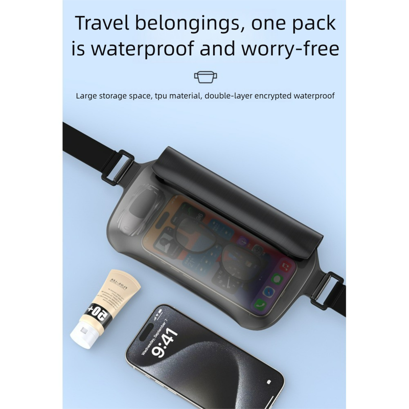 Schwimmen, Driften, Schnorcheln, Strandausrüstung, Touchscreen, transparente Kamera, wasserdichte Tasche, wasserdichte Abdeckung_voghion.com