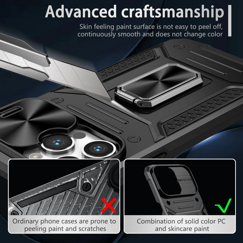 Verwijderbare Push-Pull Camera Beschermhoes Voor iPhone 15 Pro Max 14 Plus 14 Pro 13 Pro Max 12 metalen Ring Gesp Auto_voghion.com