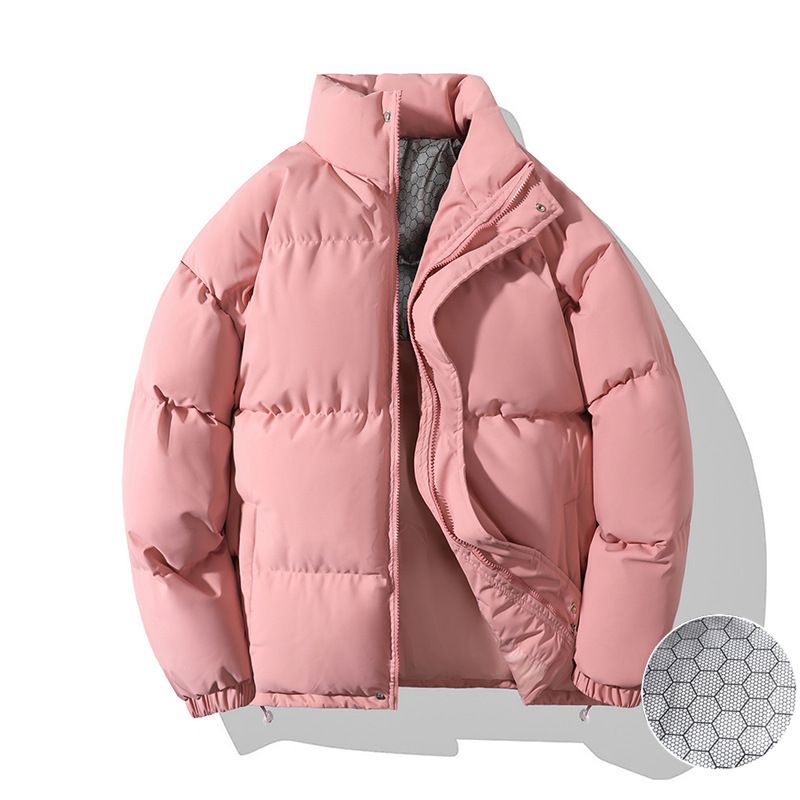 Piumino invernale unisex in grafene, termico, ampio, giacca imbottita in cotone, alla moda_voghion.com