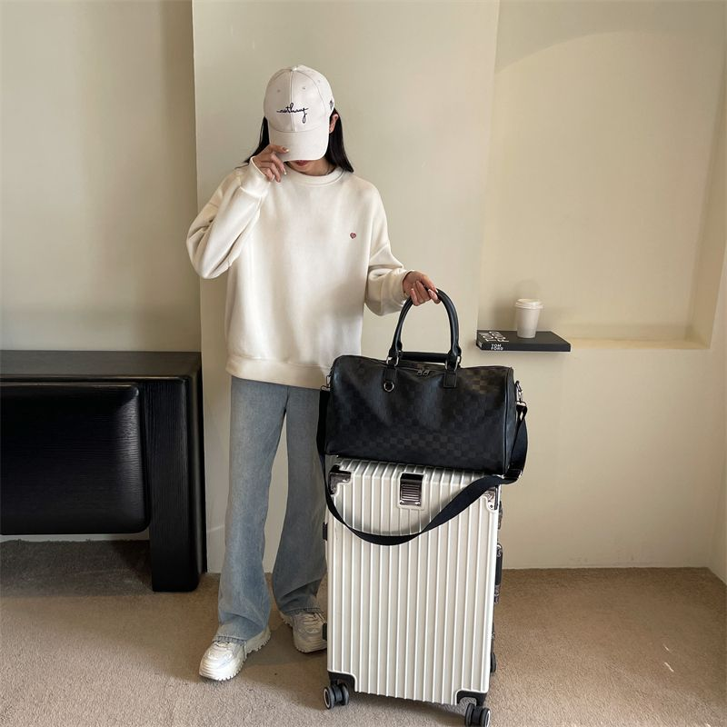 2024 Early Spring New Collection, Classic Solid Color Large Capacity Tote/Travel Bag_voghion.com