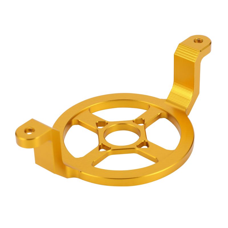 Copertura per motore di bici elettrica fuoristrada con protezione per puleggia - Protezione durevole per modifiche di bici elettriche (14x10x3 cm, nero)_voghion.com