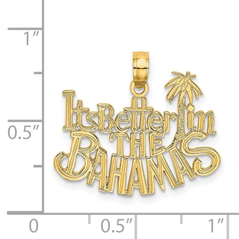 14K ITS BETTER IN THE BAHAMAS Charm_voghion.com