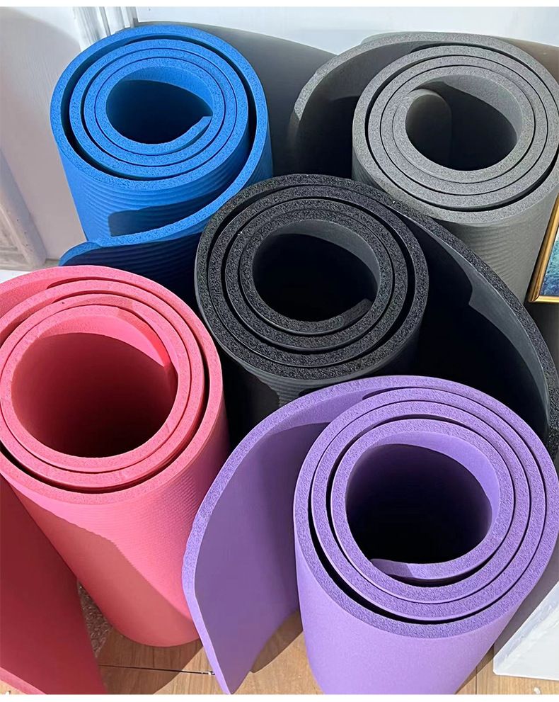 NBR Yoga Wide Thick Dance Fitness Exercise Extra Long 2cm Sleeping Mat_voghion.com