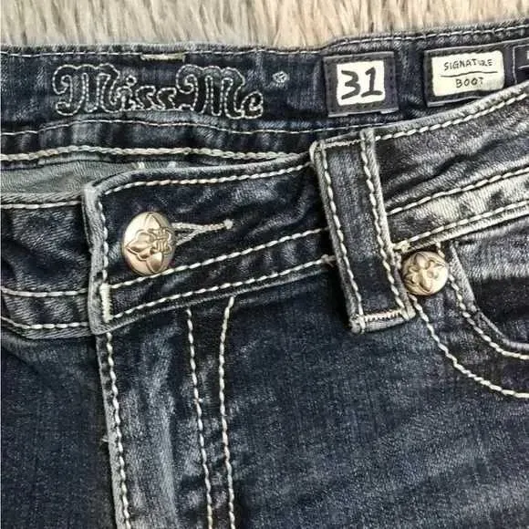 Stivali American Retro Miss Me personalizzati da donna Y2K, nuovi jeans a gamba larga Haruku Gothic Hip-hop con tasca ad ala ricamata_voghion.com