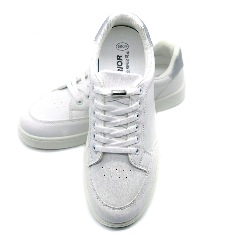 Lacci senza allacciatura con chiusura in metallo - Lacci elastici piatti Scarpe da ginnastica per adulti e bambini, Lacci per scarpe da indossare rapidamente per le giornate pigre_voghion.com