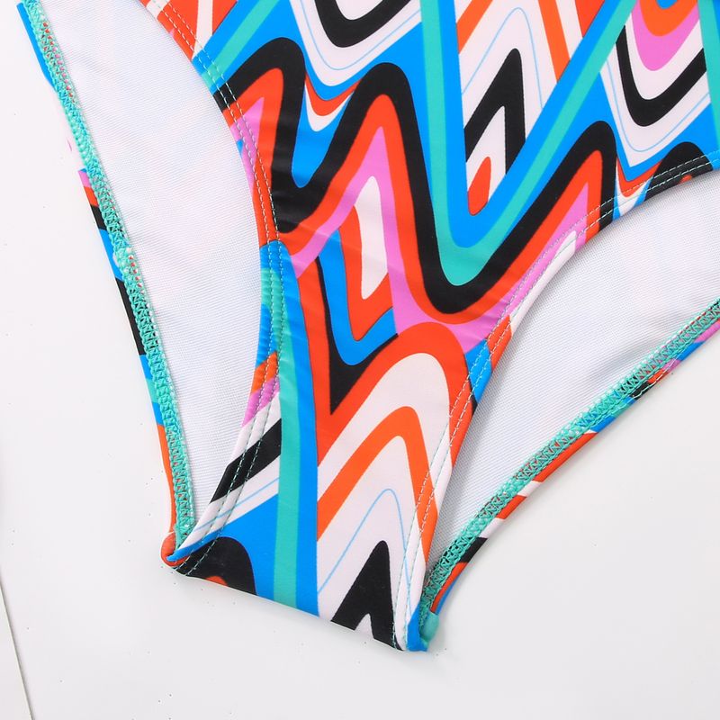 Maillot de bain trois pièces imprimé pour femme, bikini sexy à la mode_voghion.com