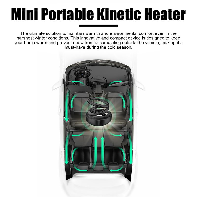 Portable Micro Vibration Radiator, Helps Car Heat Dissipation, Car Solar Energy, Car Interior Products_voghion.com