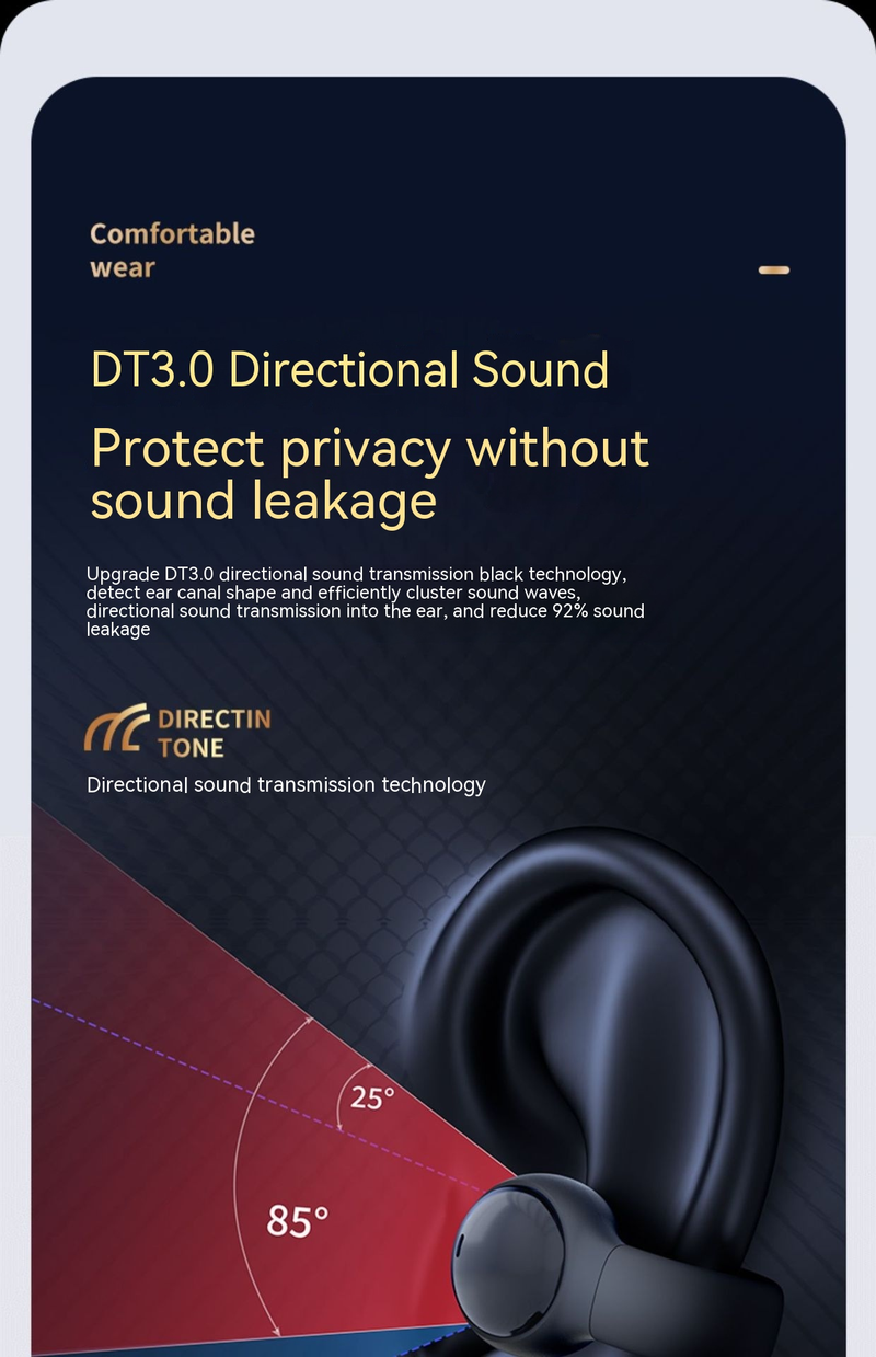 2023 Neue kabellose Bluetooth-Ohrhörer mit Knochenleitung zum Anklipsen zur Geräuschreduzierung und zum Laufen ohne In-Ear-Funktion, Huaqiangbei_voghion.com