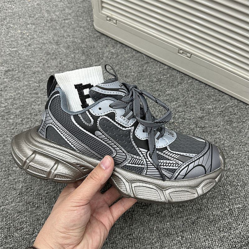 Autumn And Winter New Men's Hundred Tide Shoes Korean Version Of The Student Casual Couple Thick Bottom Heightening Dad Sneakers Wear Comfortable_voghion.com