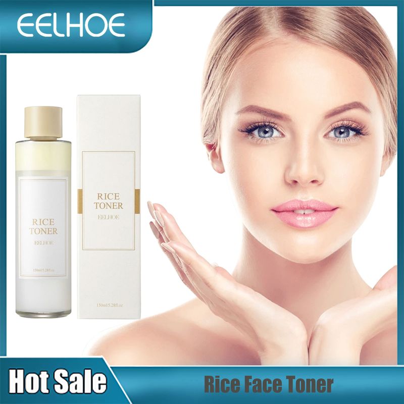 Rice Toner Derin Nemlendirici Tonik Aydınlatıcı Cilt Pürüzsüzleştirici Yüz Toniği Su Yüz Tonlama Solüsyonu Cilt Bakım Ürünü 150ml_voghion.com