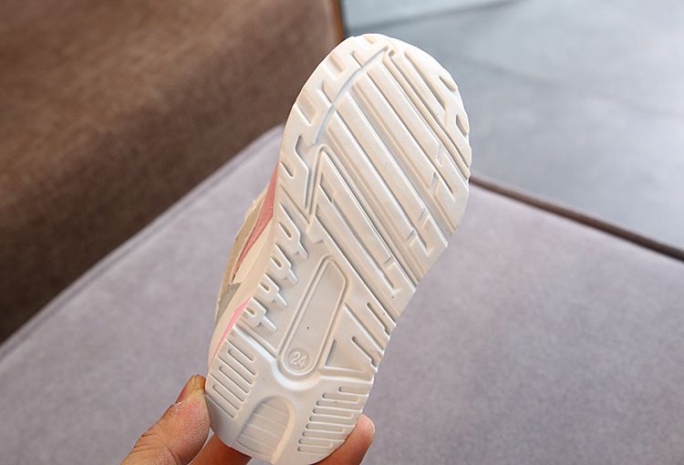 Child's shoes Add cotton new simple classic color matching children's warm sneakers_voghion.com