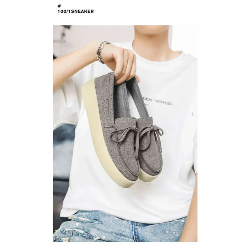 Small Niche High Street With One Foot, Men's Spring And Autumn Season Driving Shoes, Genuine Leisure Leather Shoes_voghion.com