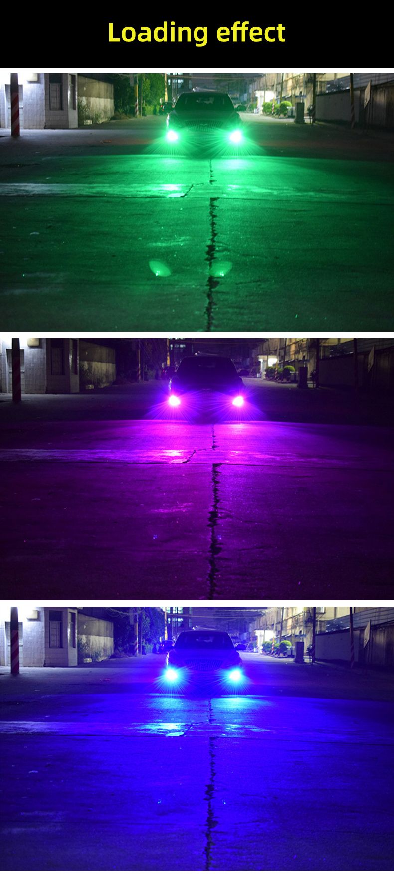 2x 90W H4 H7 LED Lampada per fari auto Halo H8 H9 H11 9005 9006 Lampadina per fari auto a LED RGB App Controllo Bluetooth_voghion.com