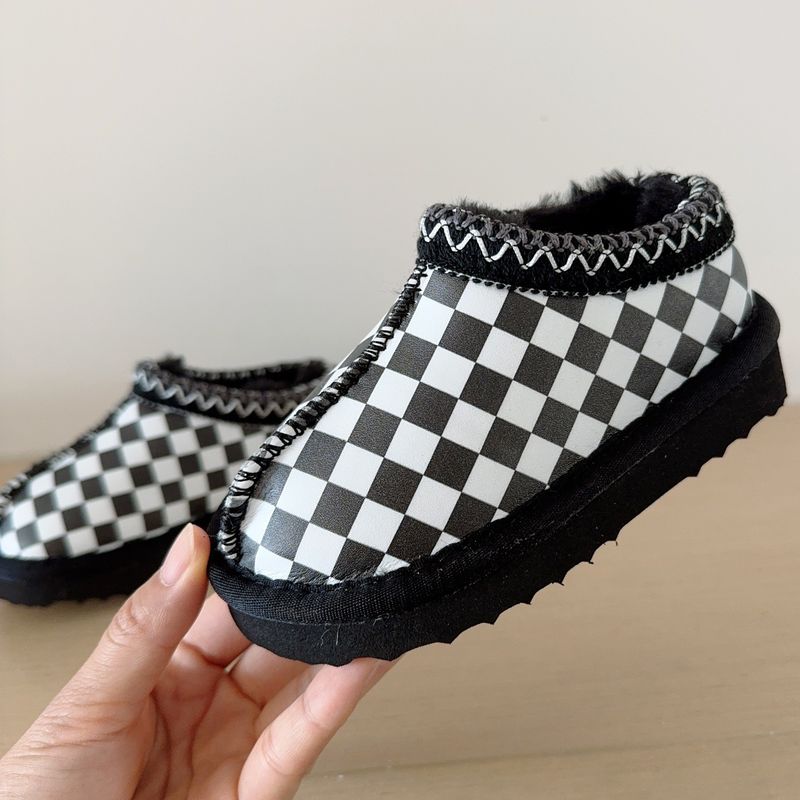 Scarpe per bambini Ragazzi Ragazze Ultra Mini Stivali invernali per bambini Piccoli Stivali da neve caldi alla caviglia morbidi e spessi in pelliccia per bambini Bassi_voghion.com