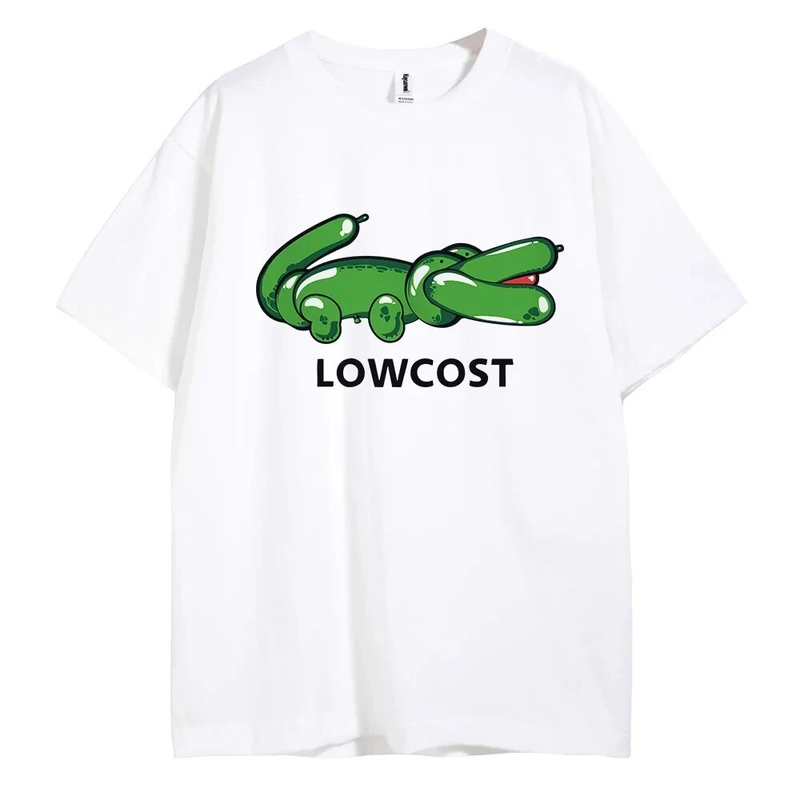 Lowcost Intéressant Impression T-shirt De Mujer Hip-hop Blusa Lâche Cool Manches Courtes Vintage Tendance Bande Dessinée Coton Femmes_voghion.com