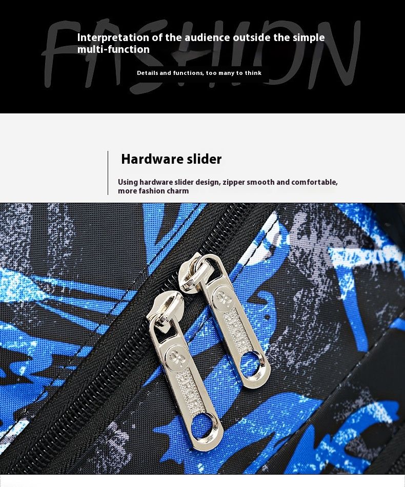 Backpack Trendy Junior And Senior High School Student Backpack Fashion Camouflage Travel Large Capacity Computer Backpack_voghion.com