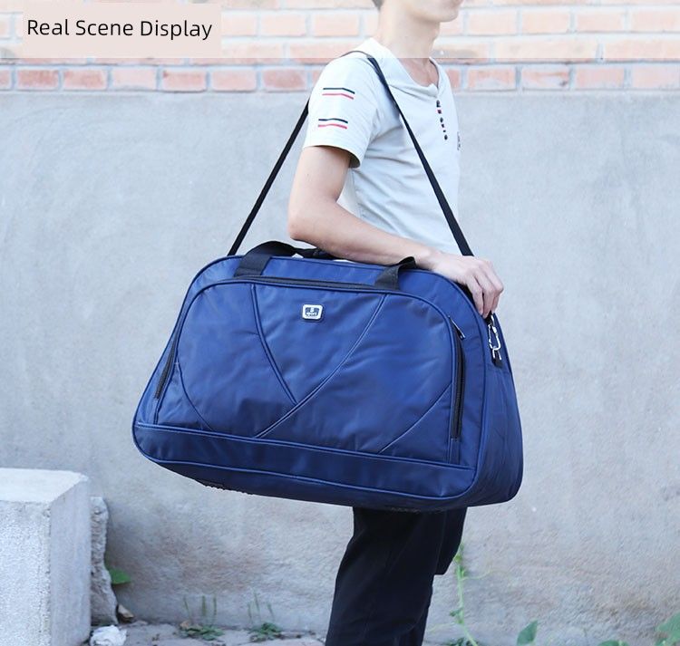 Grouss Kapazitéit Reessatel fir Männer a Fraen Outdoor-Täsch 60 L Schëller zesummeklappbar Späicherung verdickt Oxford Stoff_voghion.com
