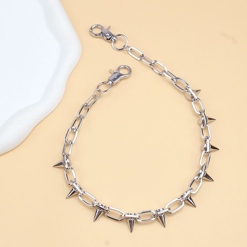 Rivet Waist Pointed Chain, Punk Men's And Women's Hiphop Personality, Dark Ins, The Same Cool Pants Chain_voghion.com