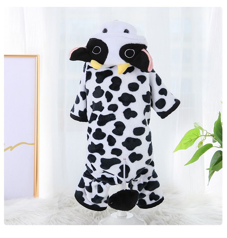 Pet clothing for dogs and cats autumn and winter warm clothes for small dogs and tigers clothing supplies dinosaur transformation clothes_voghion.com
