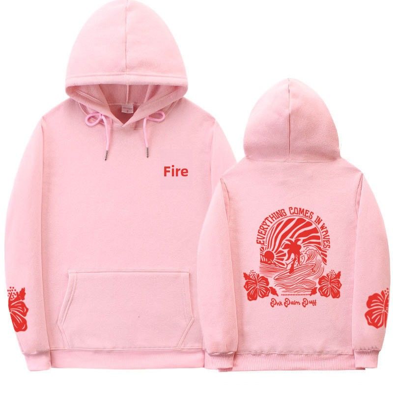 Felpa con cappuccio EVERYTHING COMESIN WAVES CHASING SUNS ETS_voghion.com