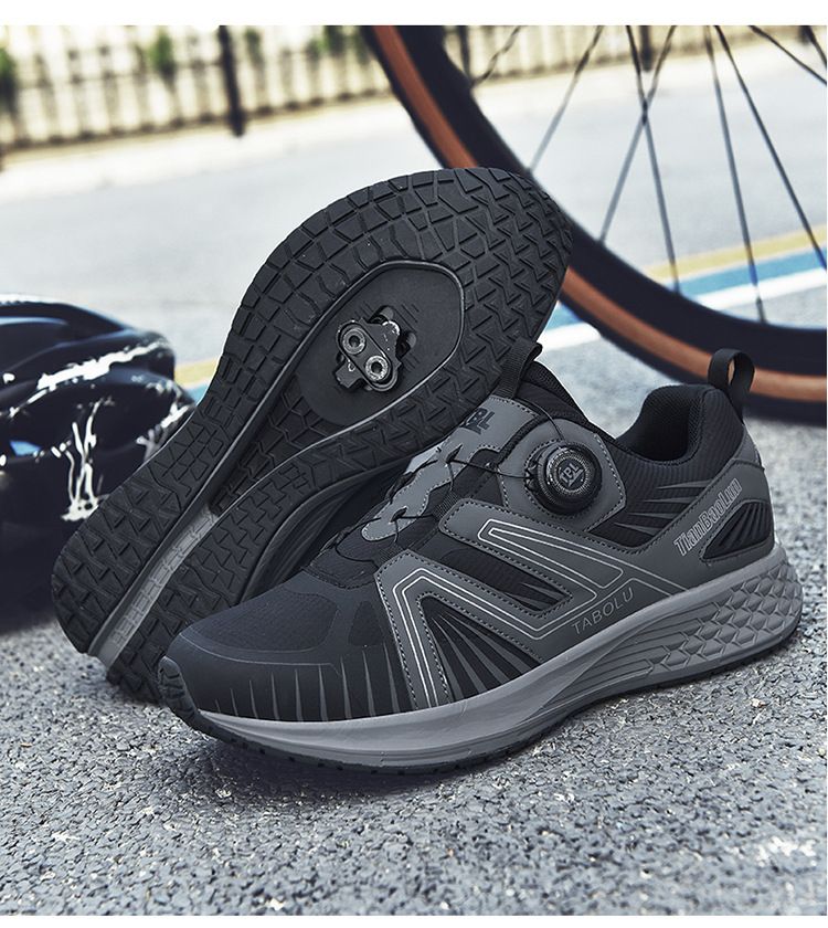 2024 Professional Cycling New Model Non-Locking Men's Mountain Lock Hard Sole Breathable Road Bike Bicycle Shoes_voghion.com