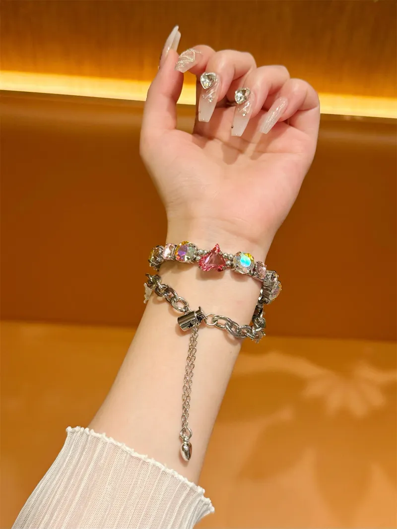 Uhrenarmband für Xiaomi Band 8 7 8Pro 7Pro 6 5 4 3 Edelsteine Temperament Armband Uhrenarmband_voghion.com