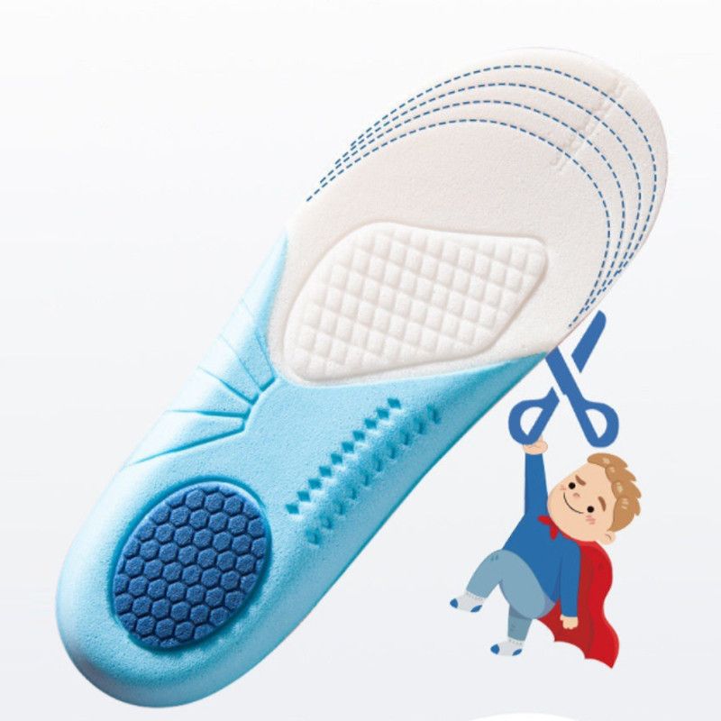 Kids Memory Foam Inlegzolen Kinderen Orthopedische Ademende Platte Voetboog Ondersteuning Insert Sportschoenen Running Pads Care Tool_voghion.com
