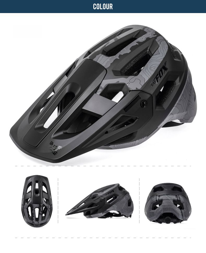 BATFOX cross-border cycling helmet mountain bike road skateboard helmet MTB men and women off-road helmet_voghion.com