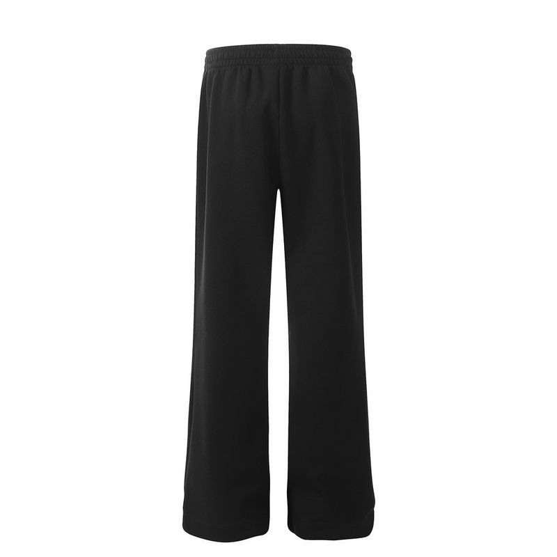 Men's Clothing Solid Color Loose Flared Pants Men's Long Sweatpants Versatile Casual Elastic Waist Wide Leg Flared Pants_voghion.com