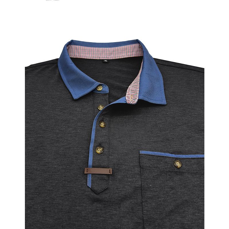 Grenzüberschreitende Sommer europäischen und amerikanischen Herren Kurzarm Revers T-Shirt, Außenhandel Herren Polo Shirt Casual Top Großhandel_voghion.com