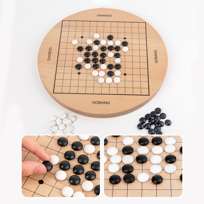 Gobang Non-toxic Family Game Environment Friendly Combo Game With Chess Ludo Chinese Checkers Toys For Kids_voghion.com