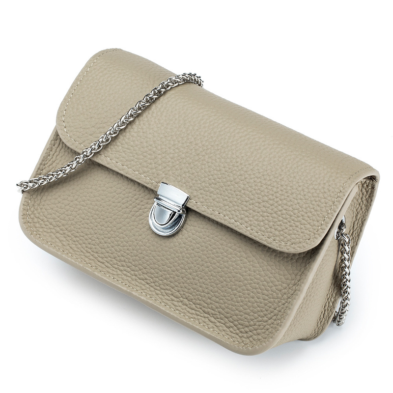 Quadratische lässige Crossbody für Frauen echtes Leder Schulter neue Spring Sommer horizontal vielseitig kleine Kette Damen_voghion.com