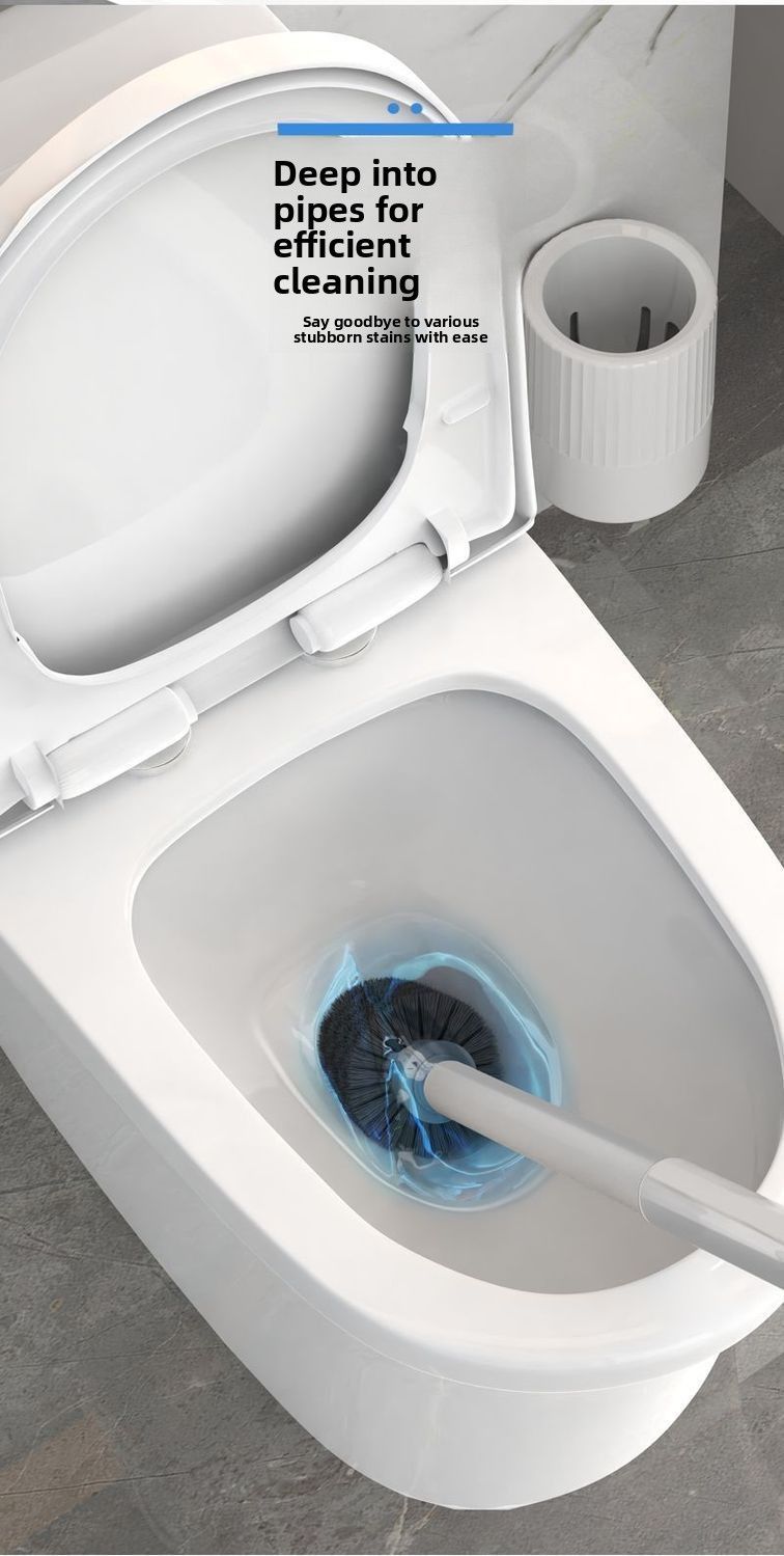 Wandmontierte Toilettenbürste ohne Bohren – 360°-Reinigung | Moderne Badezimmerlösung
_voghion.com