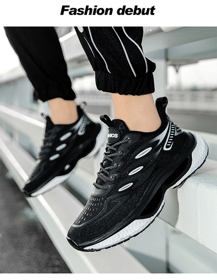 Men's Platform Elevating Daddy Shoes Summer Trend Sportswear Shoes_voghion.com