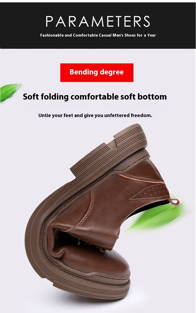 2024 Herbst/Winter Casual British Martin Stiefel Echtes Leder Koreanische Mode Arbeit für Low Top Herrenschuhe Vielseitig_voghion.com