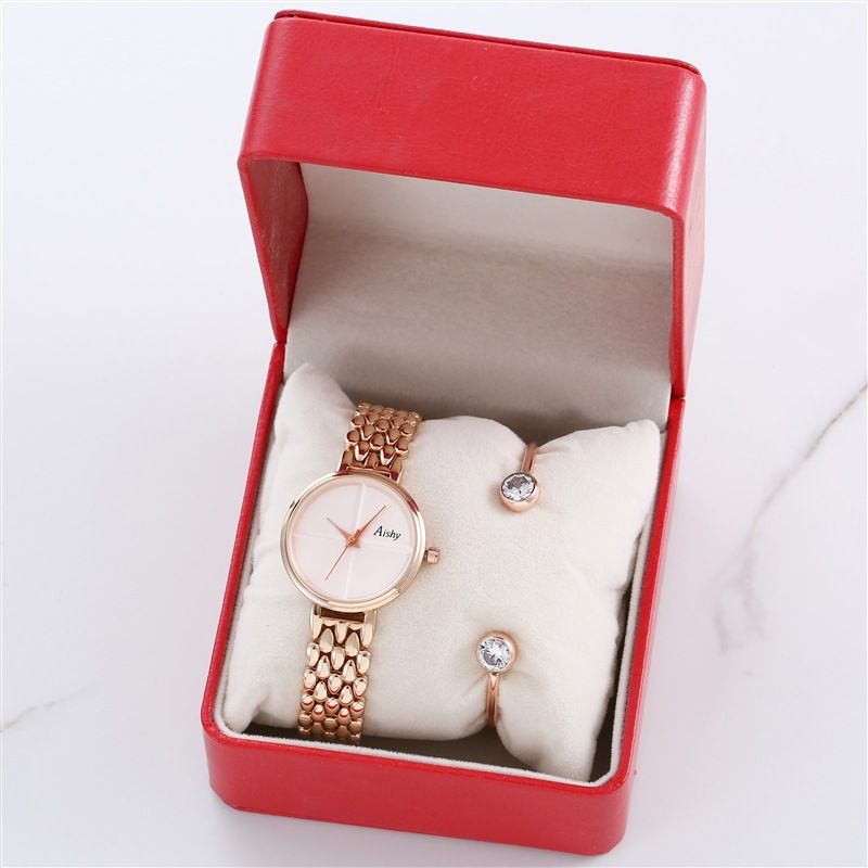 Populär exklusiv armbandsset i roséguld för damstudent, den bästa presenten till henne._voghion.com