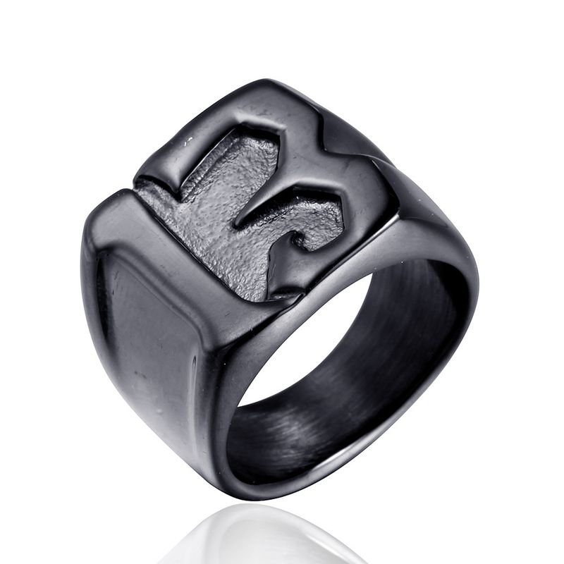Set di gioielli da uomo: gioielli con anello da uomo potenti e alla moda in acciaio inossidabile_voghion.com