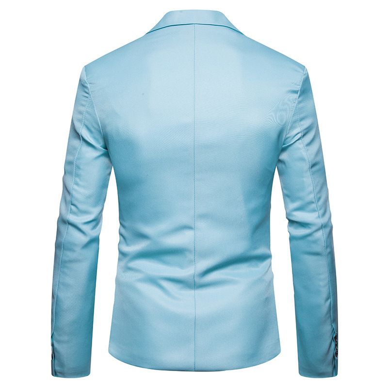 Abito professionale da uomo slim fit oversize primavera e autunno 2019, top monopezzo, abito con un bottone_voghion.com
