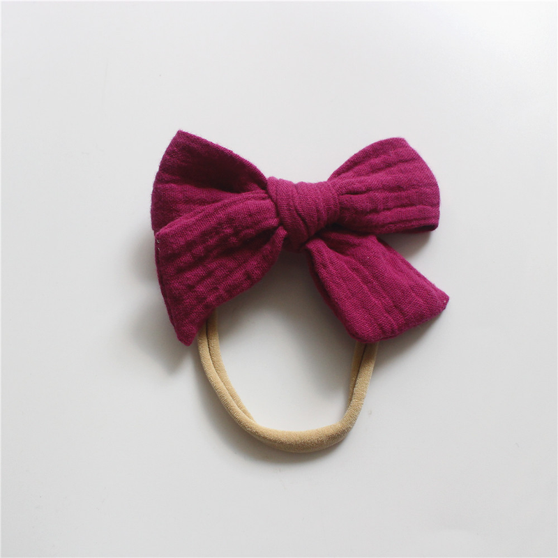 Fascia per capelli in mussola di cotone e garza per neonati, accessori per neonati di 100 giorni, in nylon super morbido, per maschi_voghion.com