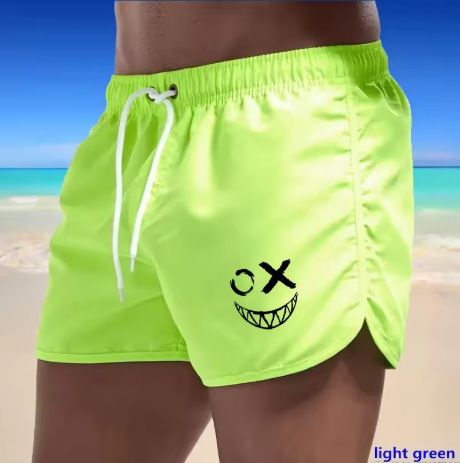 Men's Quick-Dry Swim Shorts With Drawstring & Pockets - Lightweight, Breathable For Swimming, Surfing, Beach & Sports_voghion.com