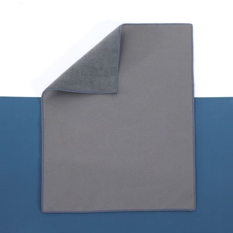 Premium-Wildleder-Mikrofaser-Autoreinigungstuch – Ultra-saugfähig, fusselfrei und kratzfest für streifenfreien Glanz (Grau/Rot/Blau/Braun)_voghion.com