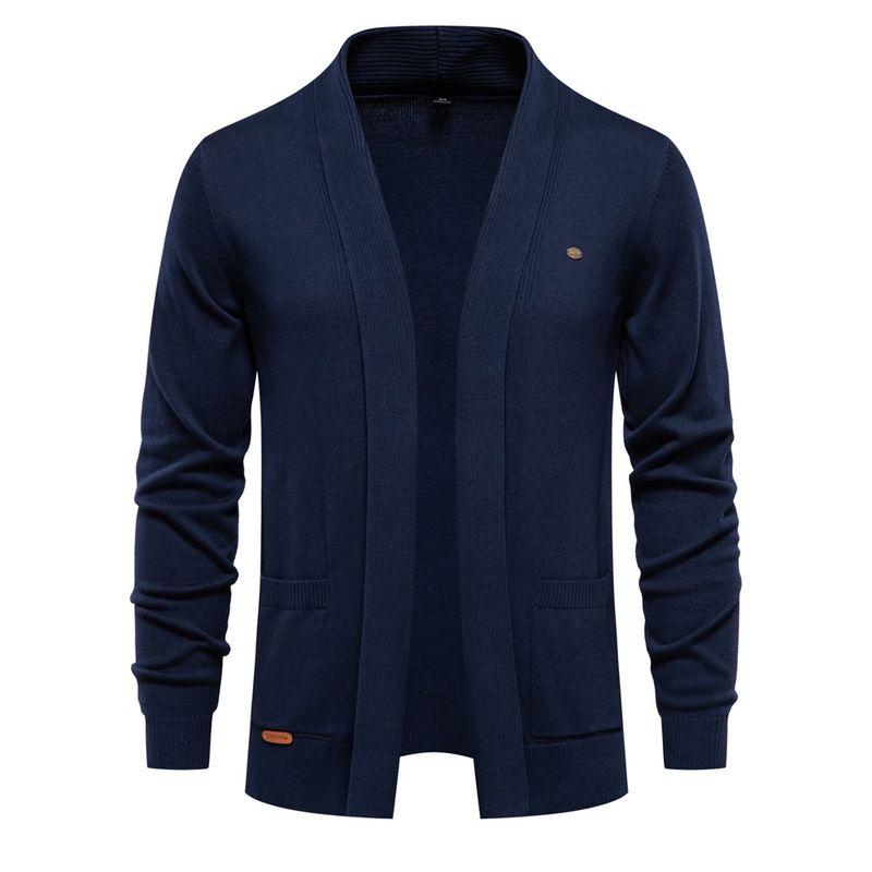 Men's Clothing Autumn and winter New size cardigan high quality business sweater men's top_voghion.com